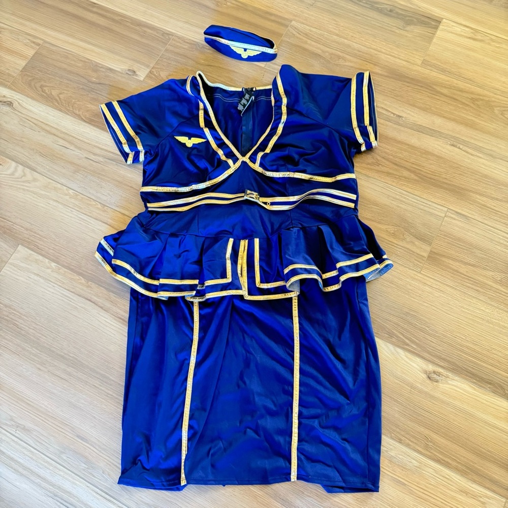 3X quality Stewardess costume!